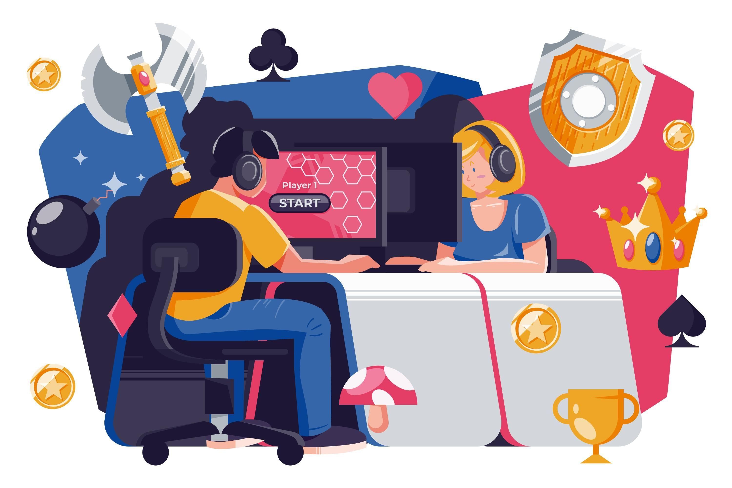 Online Games: A Window to Virtual Worlds and Social Connections